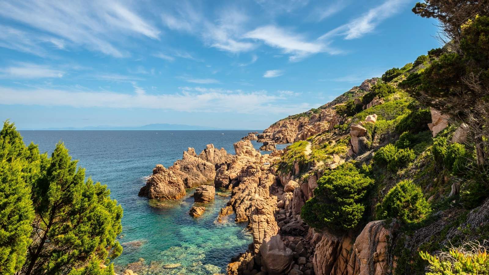 Paysage de la Costa Paradiso